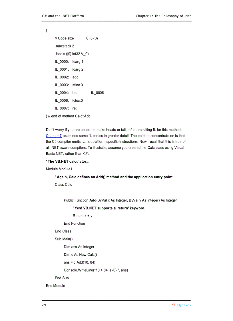 image for page C and the NET Platform