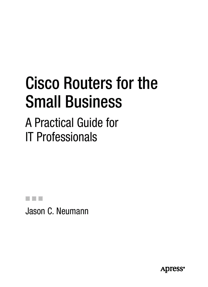 Cisco Routers for the Small Business A Practical Guide for IT Professionals