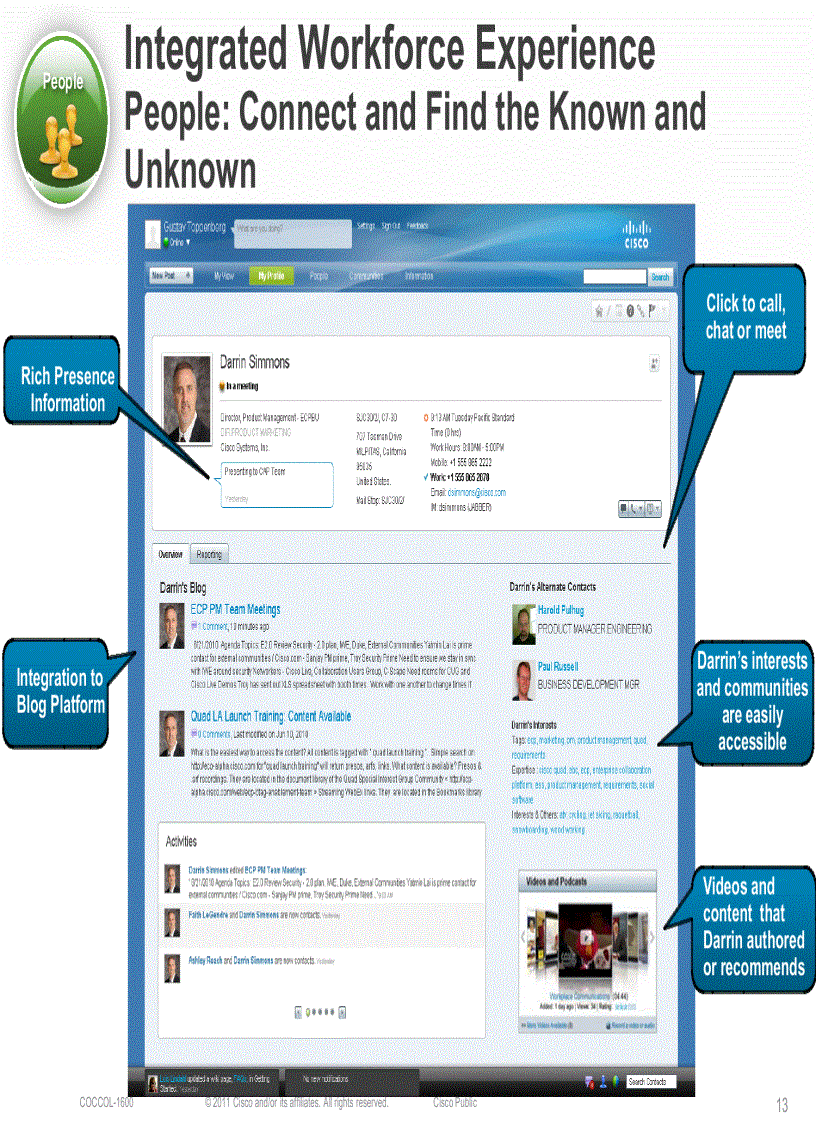 image for page Cisco on CiscoNext Generation Collaboration for the Enterprise