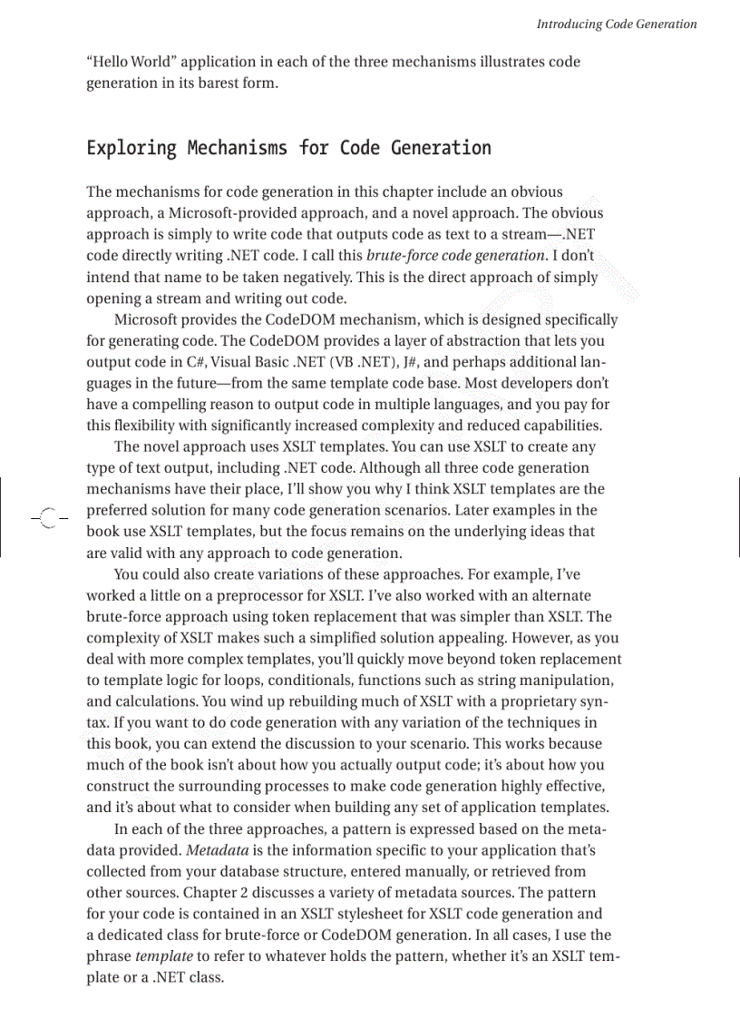 image for page Code Generation in Microsoft NET