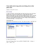 Chat nhiều nick trong yahoo mà không cần cài đặt phần mềm
