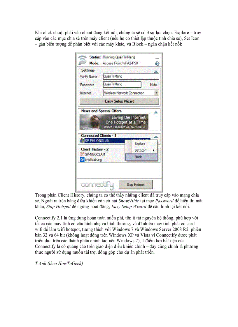 image for page Tạo Wifi hotspot đơn giản hơn với Connectify 2 1