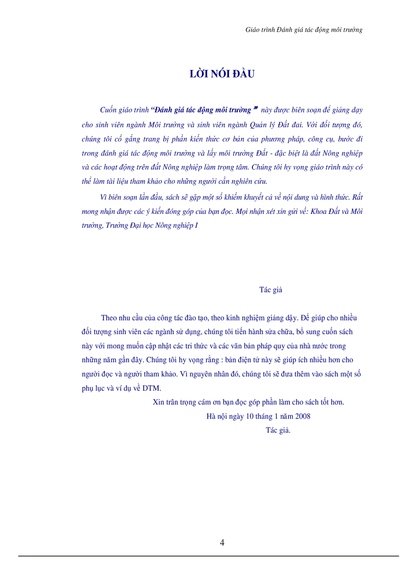 image for page Đánh giá tác động môi trường