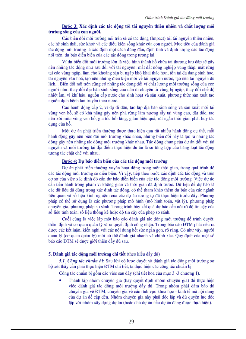 image for page Đánh giá tác động môi trường