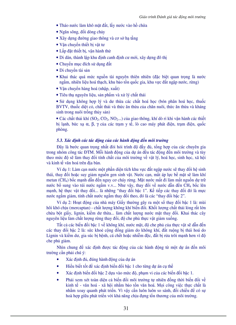 image for page Đánh giá tác động môi trường