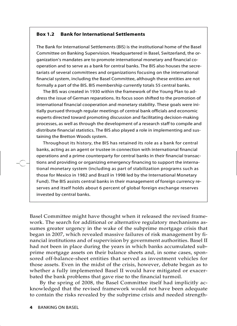 image for page Banking on Basel The Future of International Financial Regulation