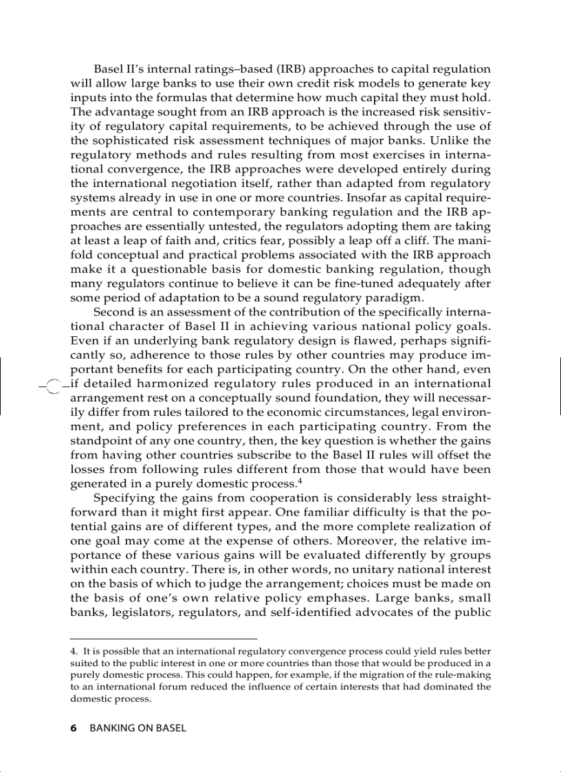 image for page Banking on Basel The Future of International Financial Regulation