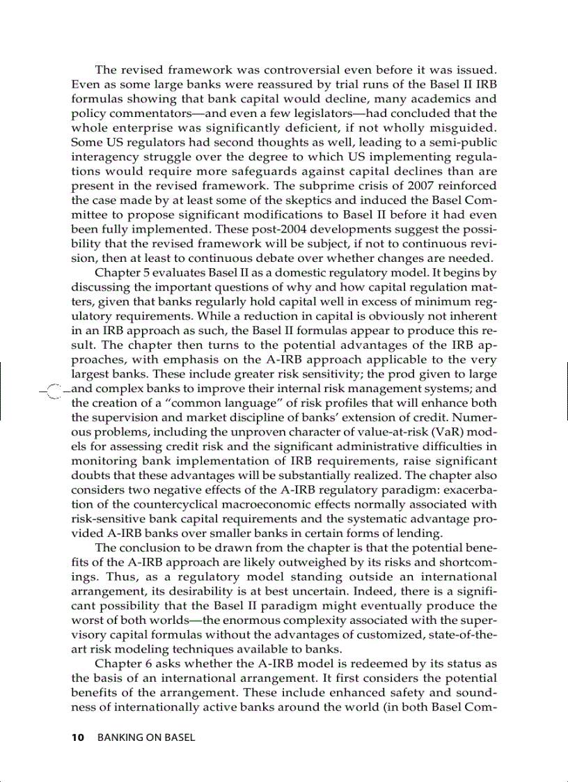 image for page Banking on Basel The Future of International Financial Regulation