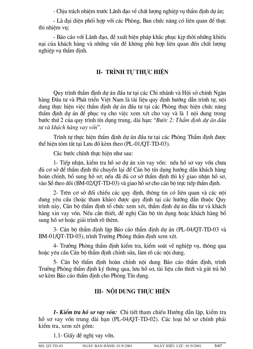 image for page Quy trình thẩm định dự án đầu tư