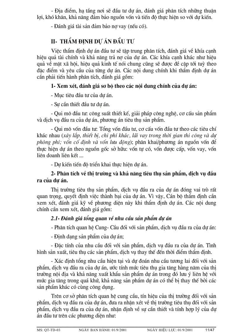 image for page Quy trình thẩm định dự án đầu tư