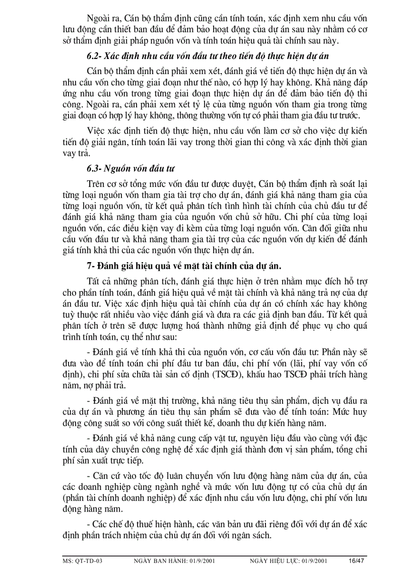 image for page Quy trình thẩm định dự án đầu tư