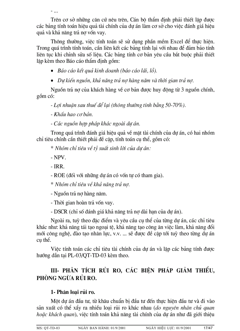 image for page Quy trình thẩm định dự án đầu tư