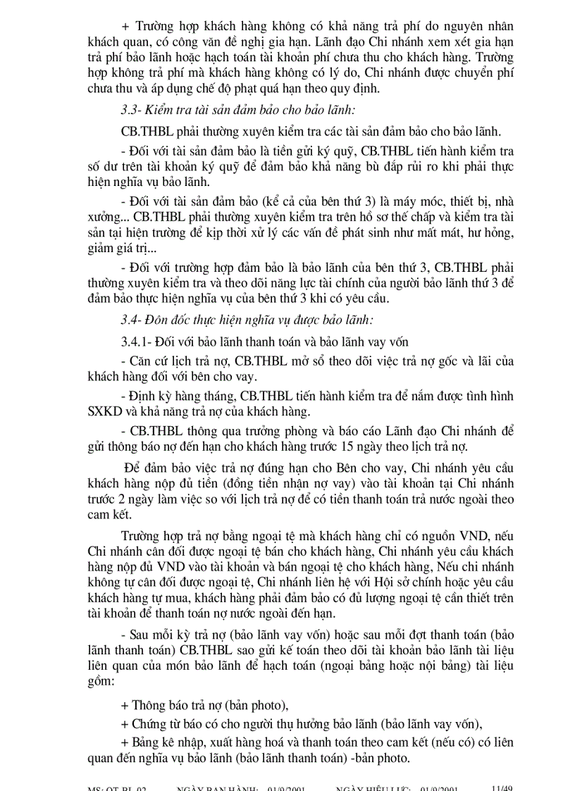 image for page Quy trình bảo lãnh