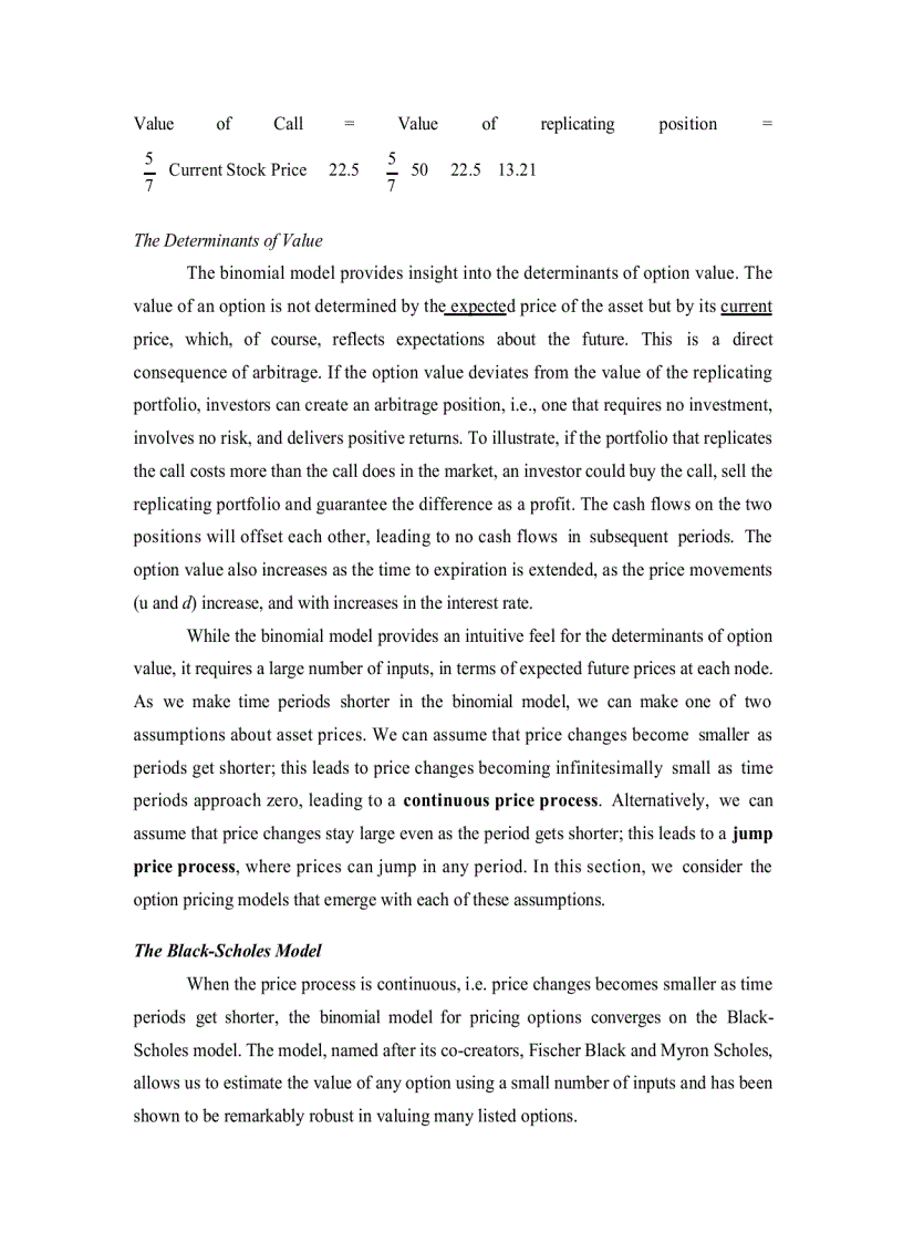 image for page Option pricing theory and models