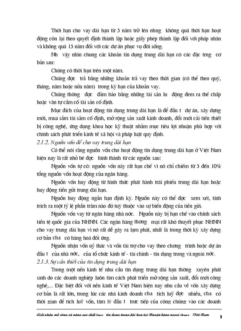 image for page Một số giải pháp nhằm mở rộng và nâng cao chất lượng tín dụng trung dài hạn tại ngân hàng ngoại thương Việt Nam
