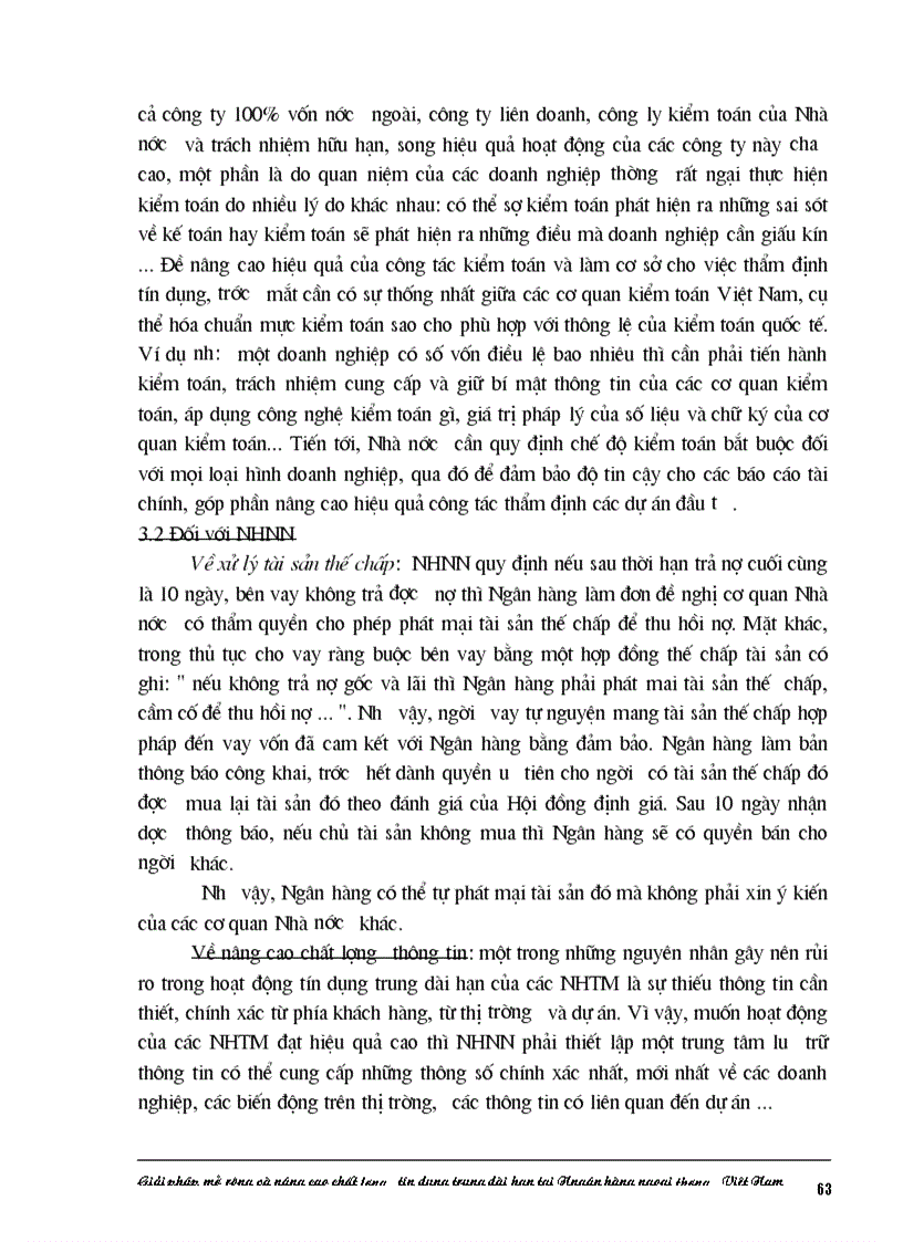 image for page Một số giải pháp nhằm mở rộng và nâng cao chất lượng tín dụng trung dài hạn tại ngân hàng ngoại thương Việt Nam