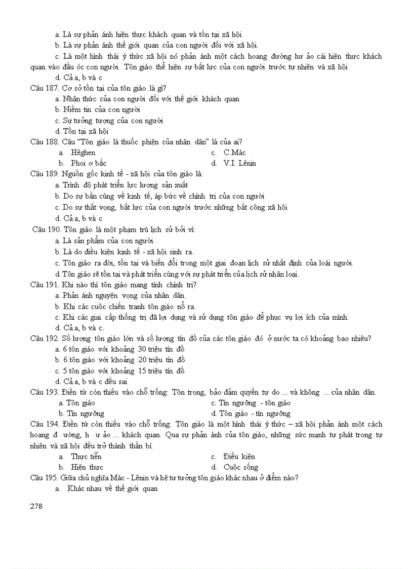 image for page Hệ thống các câu hỏi trắc nghiệm hay của môn CNXH KHOA HỌC tài liệu để dành cho các ban trong kì thi olympics hay trong các giúp các bạn SV thi tôt môn này trong kì thi học kì sắp tới có đáp án