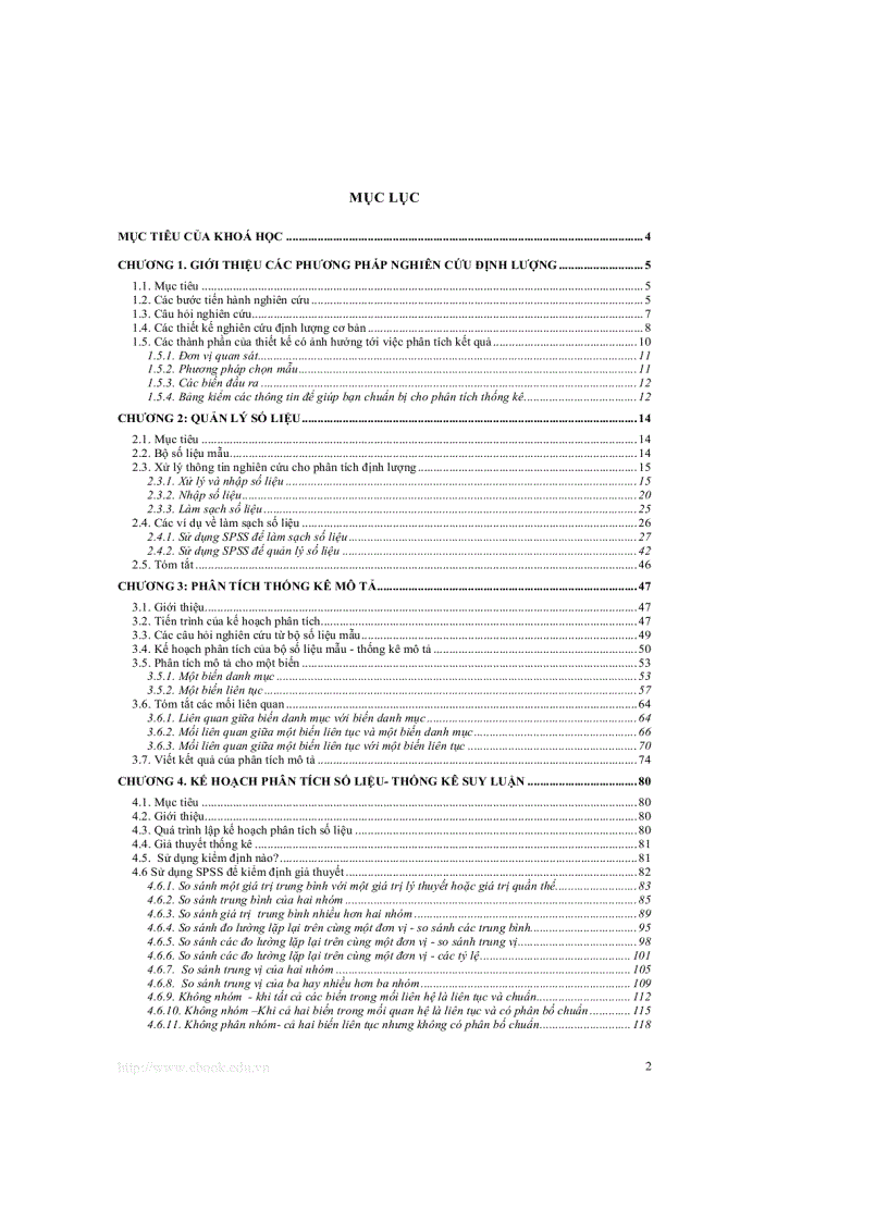 image for page Giáo trình thống kê sử dụng SPSS Đại học Y tế công cộng