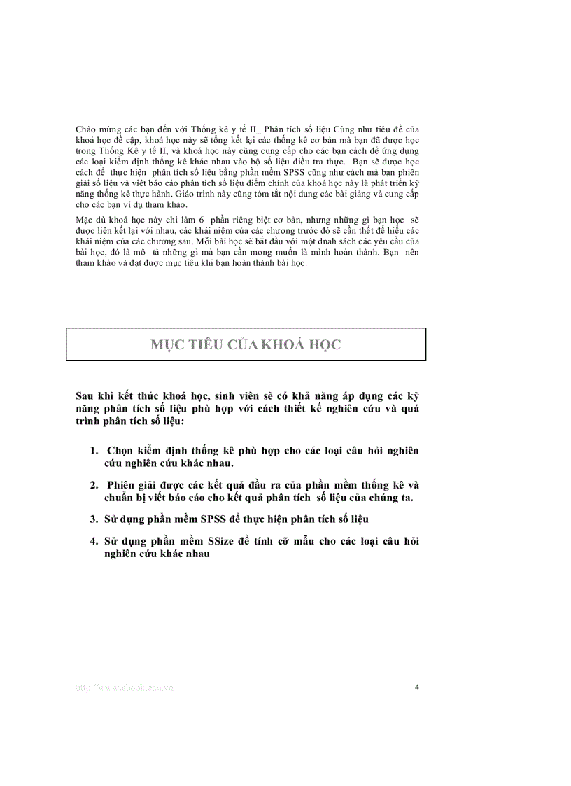 image for page Giáo trình thống kê sử dụng SPSS Đại học Y tế công cộng