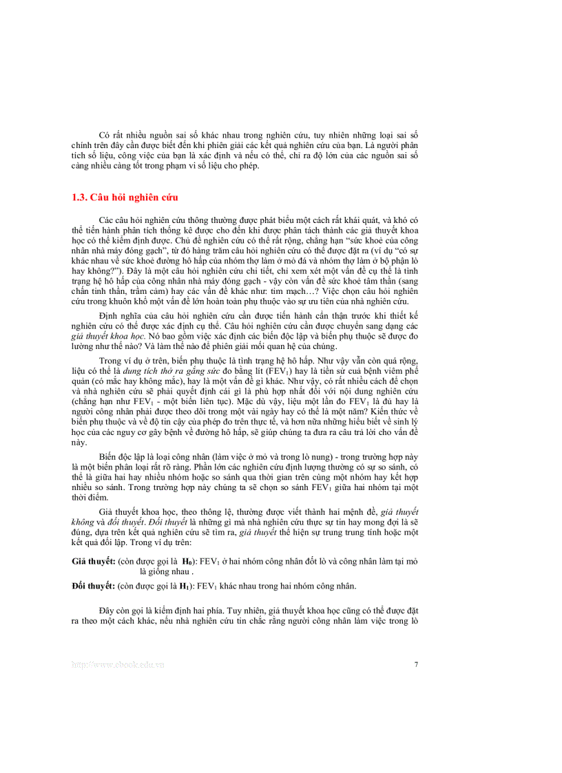 image for page Giáo trình thống kê sử dụng SPSS Đại học Y tế công cộng