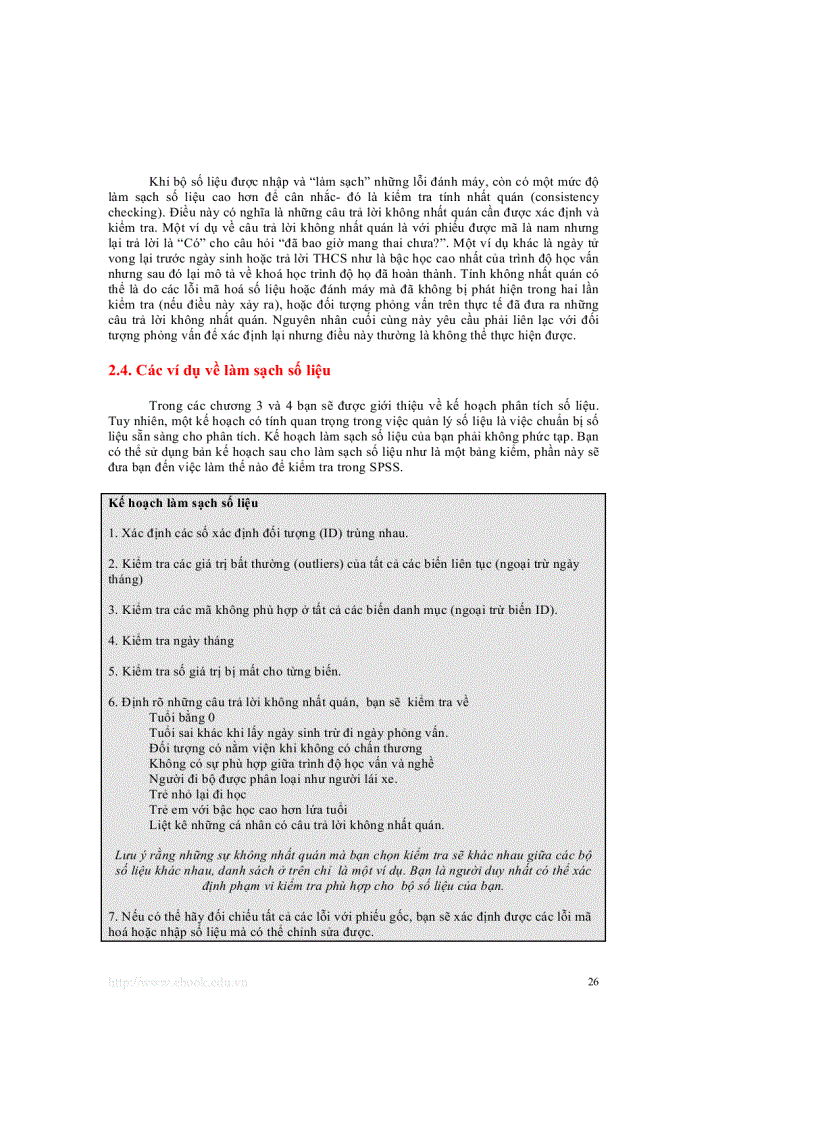 image for page Giáo trình thống kê sử dụng SPSS Đại học Y tế công cộng