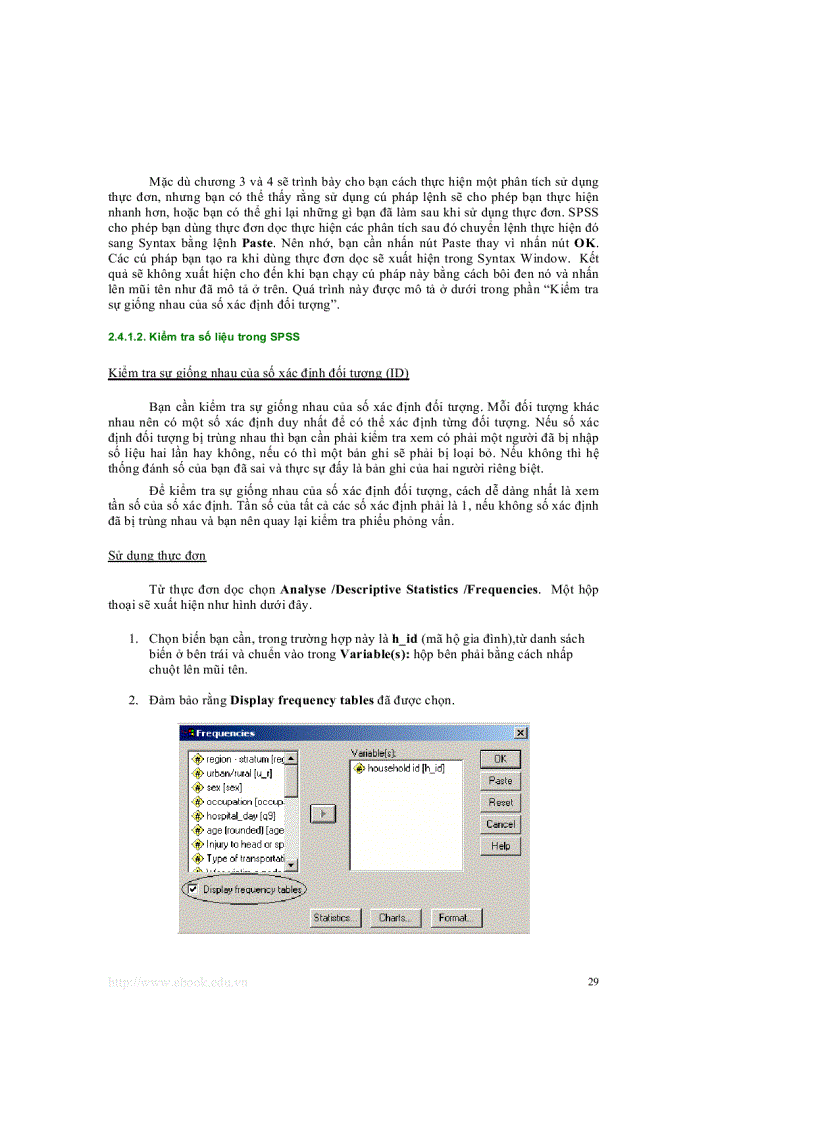 image for page Giáo trình thống kê sử dụng SPSS Đại học Y tế công cộng