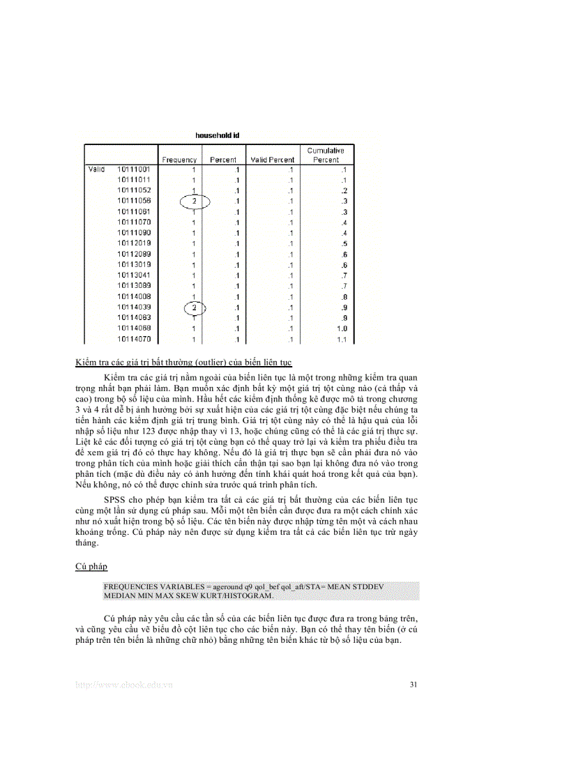image for page Giáo trình thống kê sử dụng SPSS Đại học Y tế công cộng