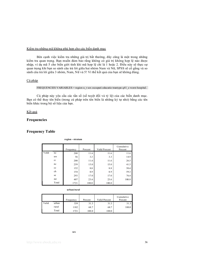 image for page Giáo trình thống kê sử dụng SPSS Đại học Y tế công cộng