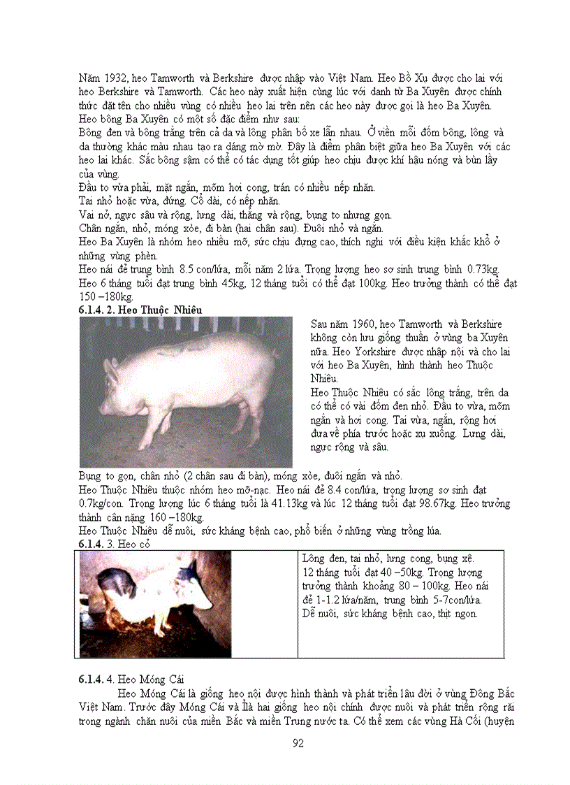 image for page Đặc điểm sinh học một số vật nuôi