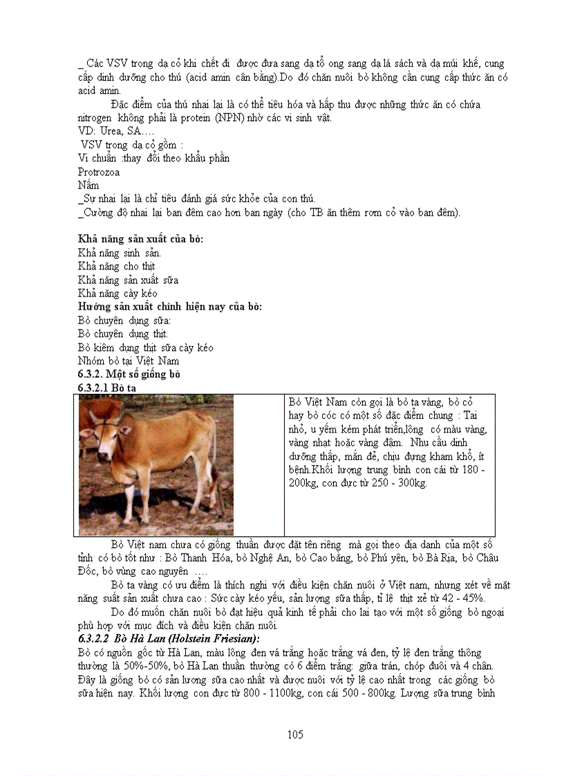 image for page Đặc điểm sinh học một số vật nuôi