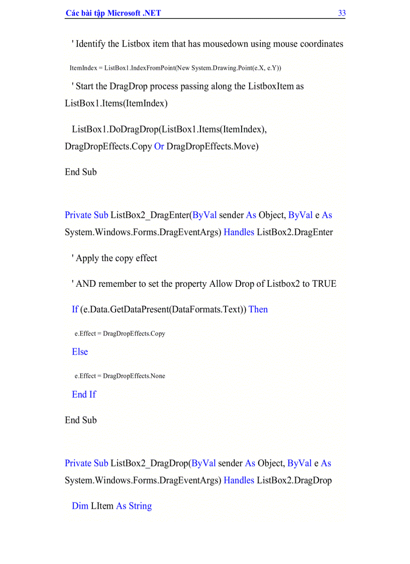 image for page Bài tập Microsoft visual studio
