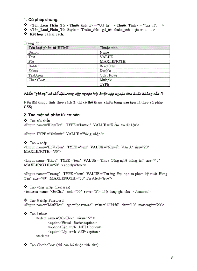 image for page Tài liệu HTML DTML Javascrip