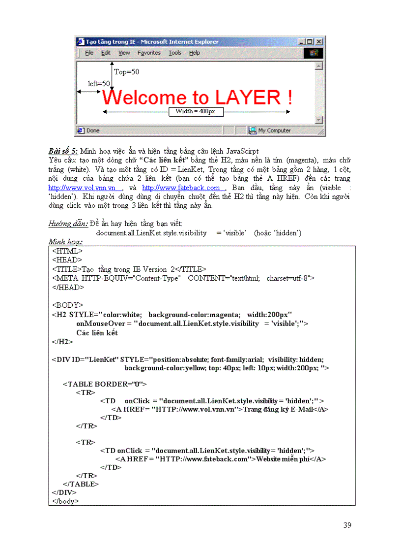 image for page Tài liệu HTML DTML Javascrip