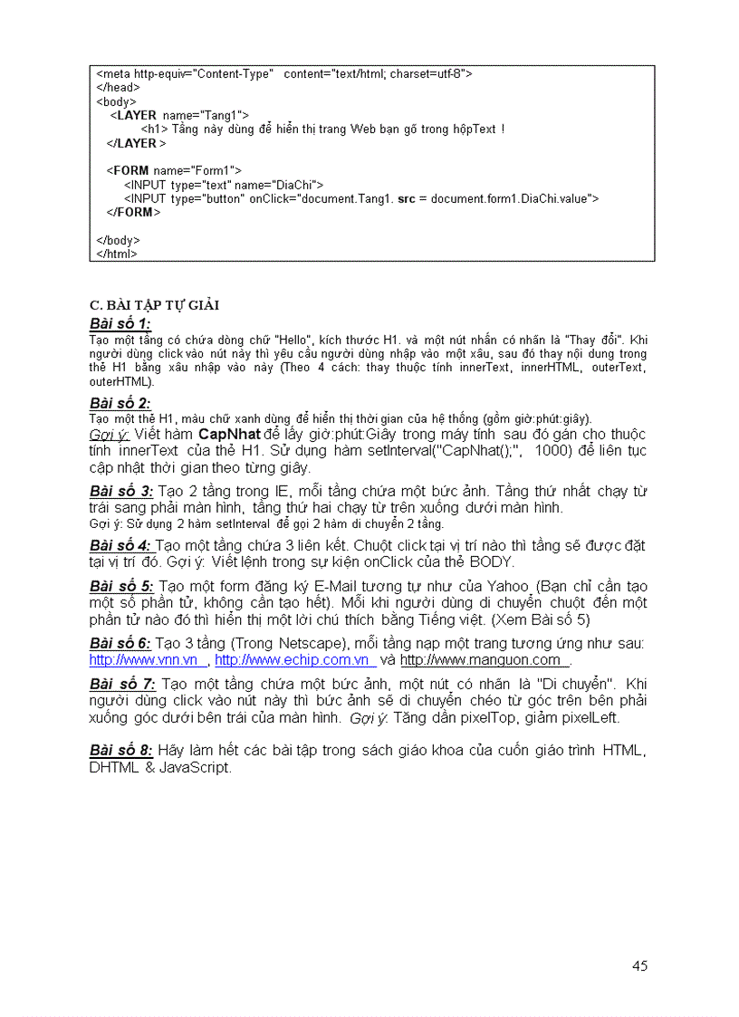 image for page Tài liệu HTML DTML Javascrip