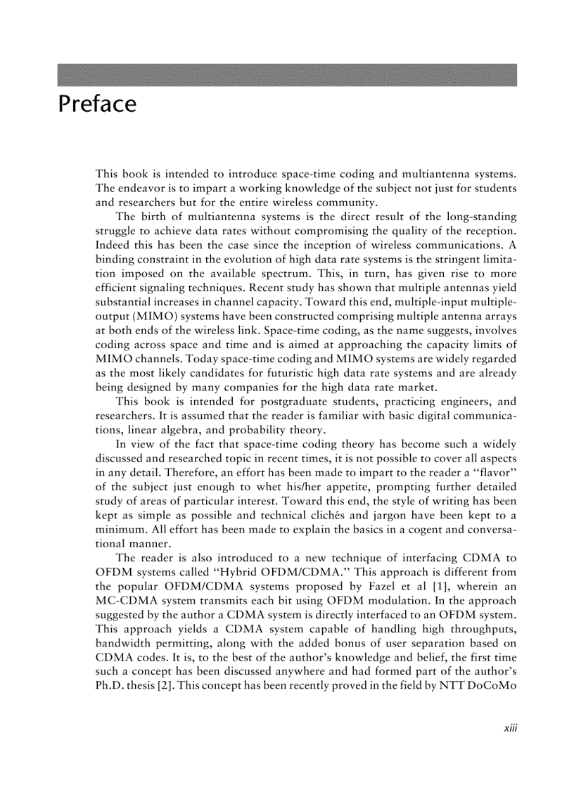 image for page Space Time Codes and MIMO Systems