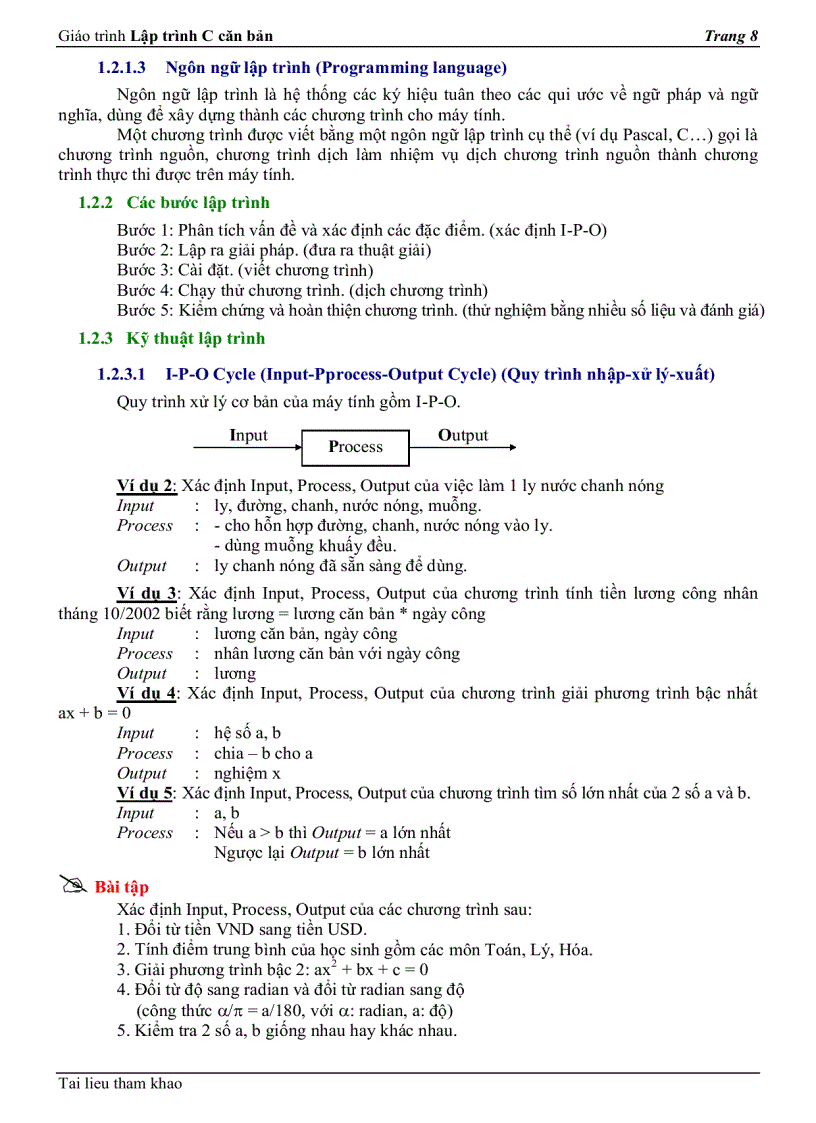 image for page Giáo trình tin học C