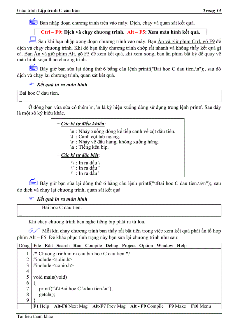image for page Giáo trình tin học C