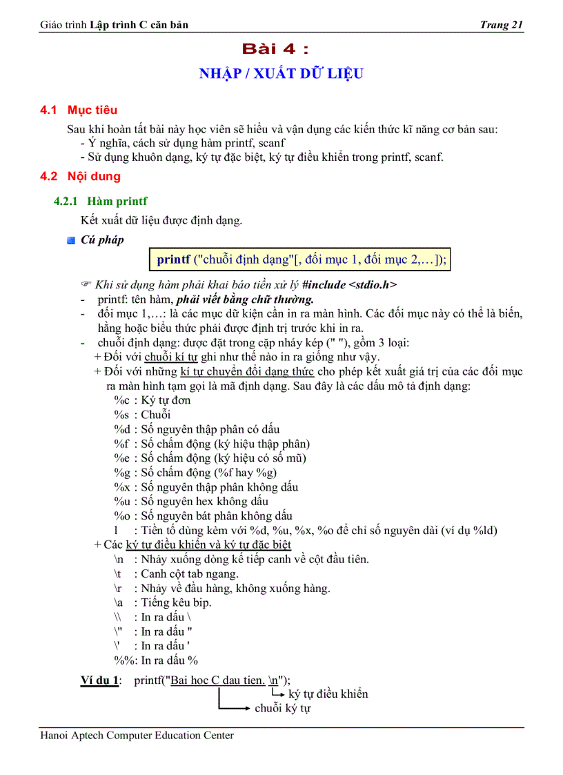 image for page Giáo trình tin học C