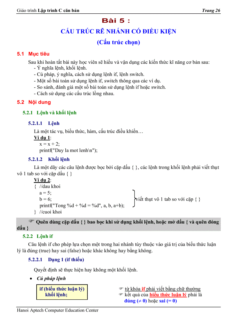 image for page Giáo trình tin học C