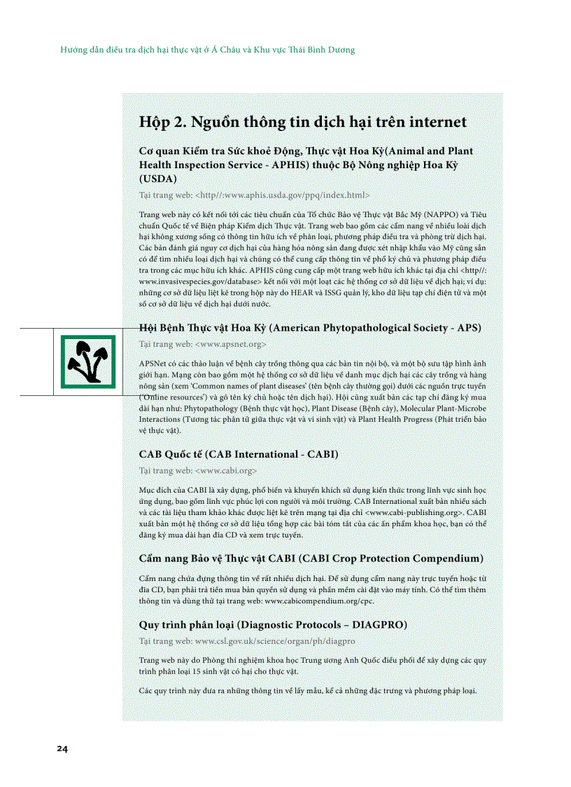 image for page Hướng dẫn điều tra dịch hại thực vật ở Á Châu và Khu vực Thái Bình Dương