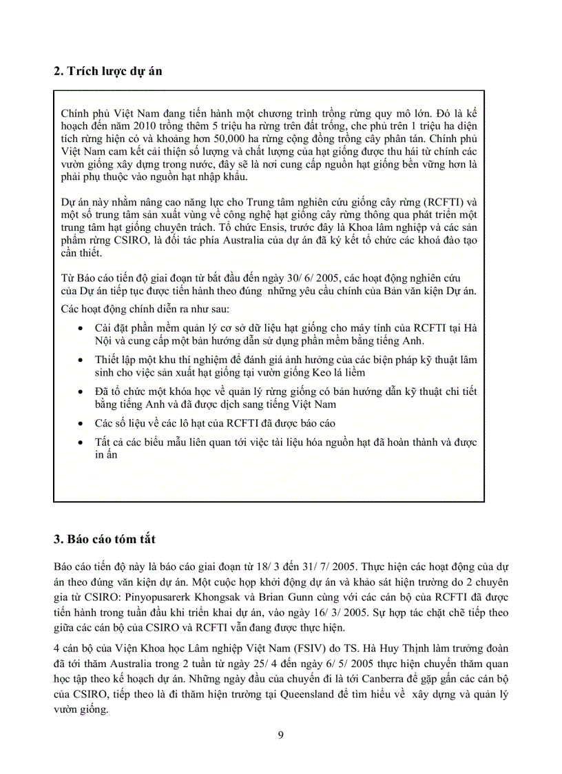 image for page Tăng cường năng lực về công nghệ hạt giống cây rừng phục vụ các hoạt động nghiên cứu phát triển và bảo tồn ngoại vi