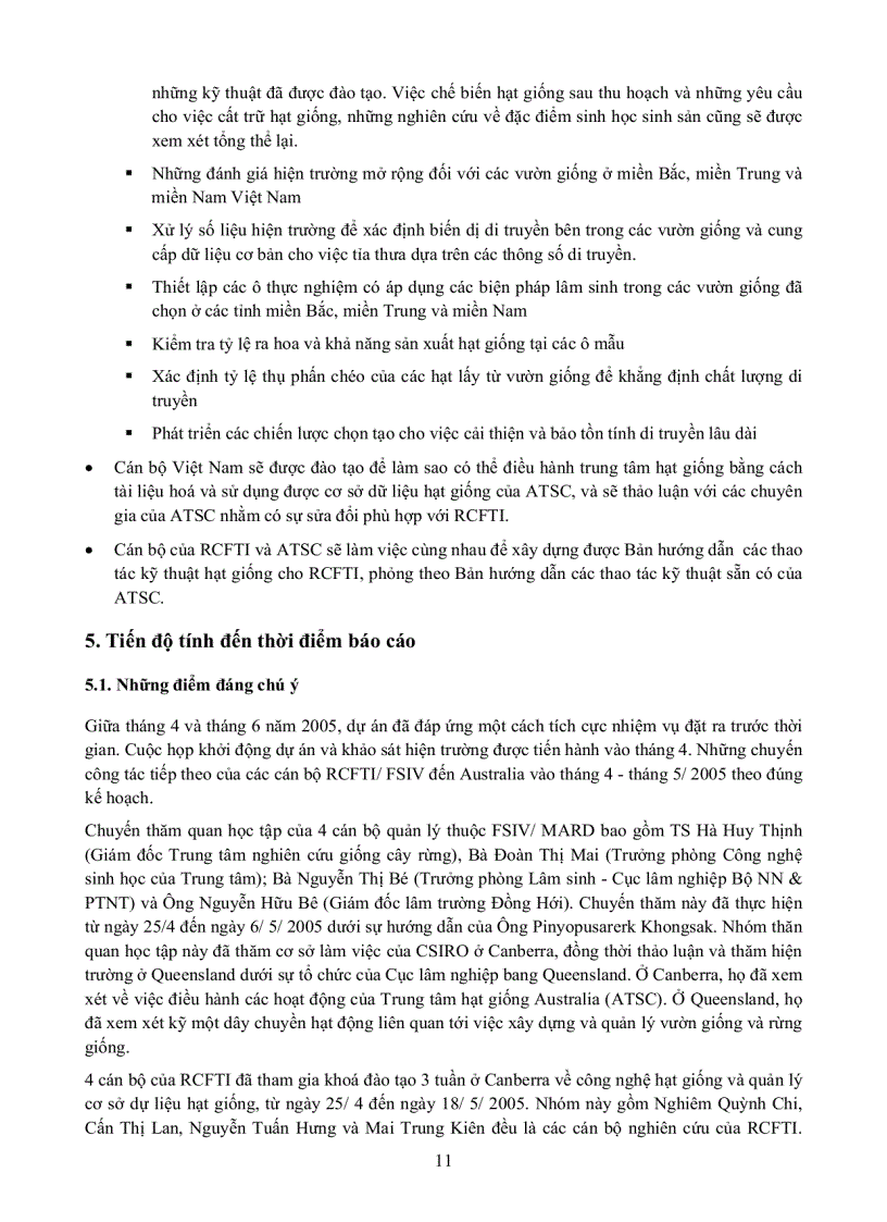 image for page Tăng cường năng lực về công nghệ hạt giống cây rừng phục vụ các hoạt động nghiên cứu phát triển và bảo tồn ngoại vi