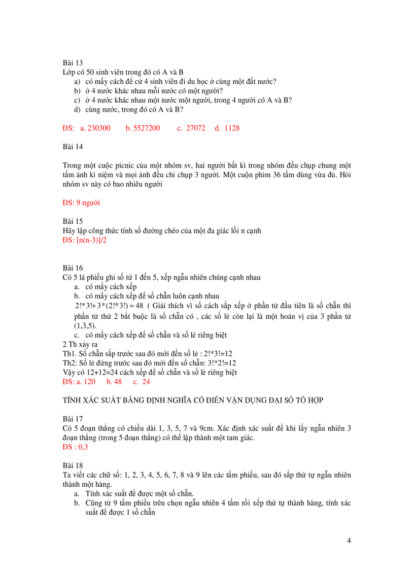 image for page Bài tập xác suất thống kê kèm lời giải chi tiết