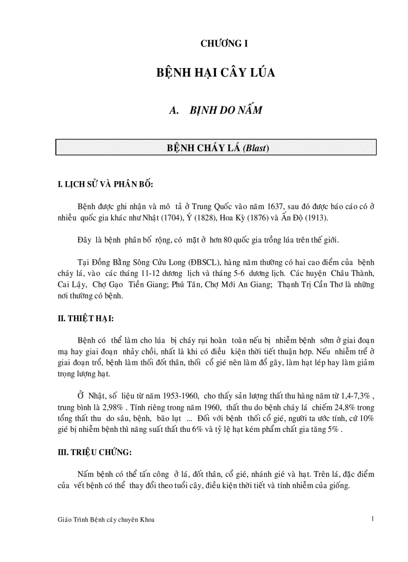 image for page Bệnh hại cây lúa