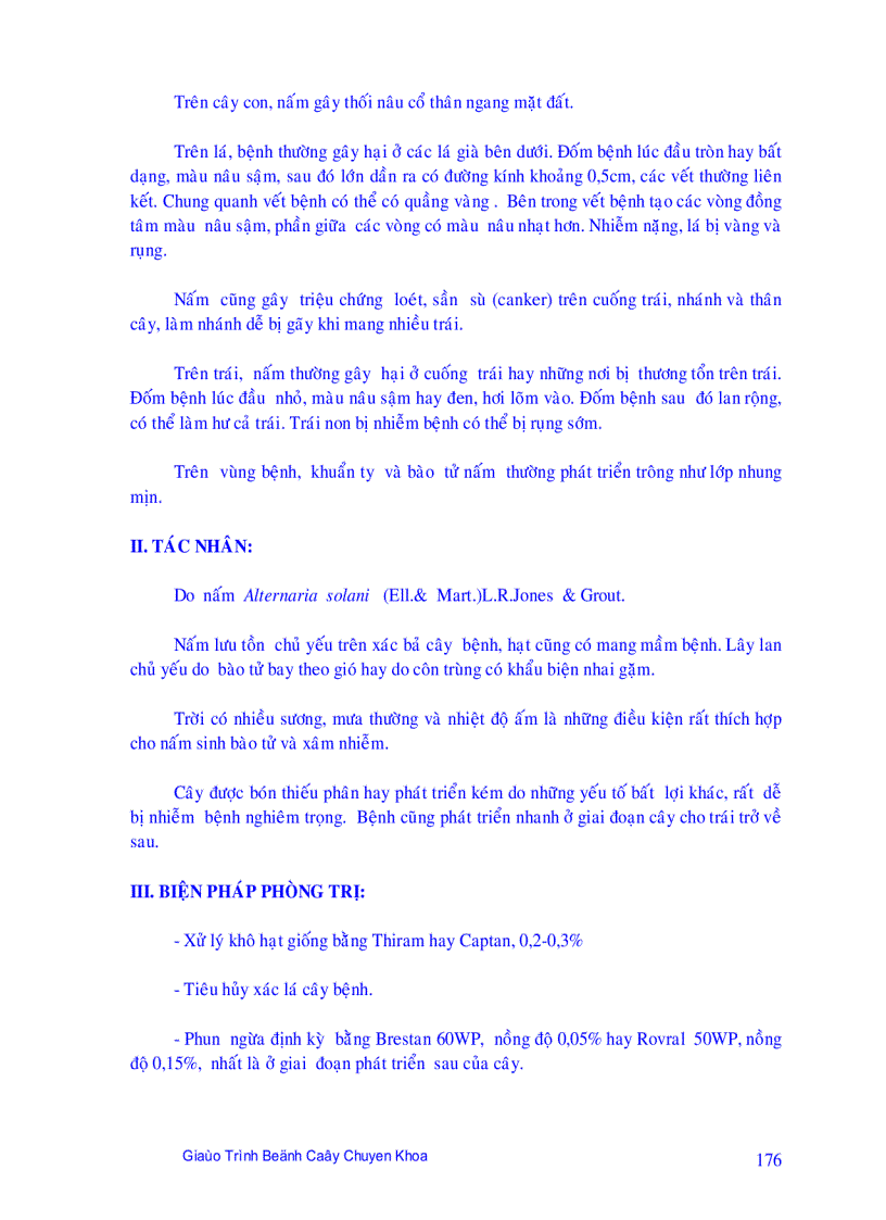 image for page Bệnh hại cây cà chua