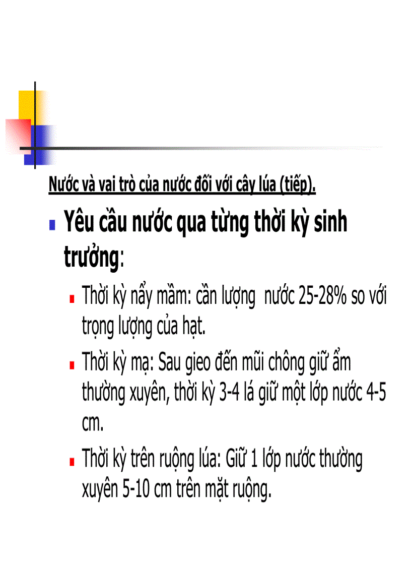 image for page Các thời kỳ sinh trưởng phát triển của cây lúa