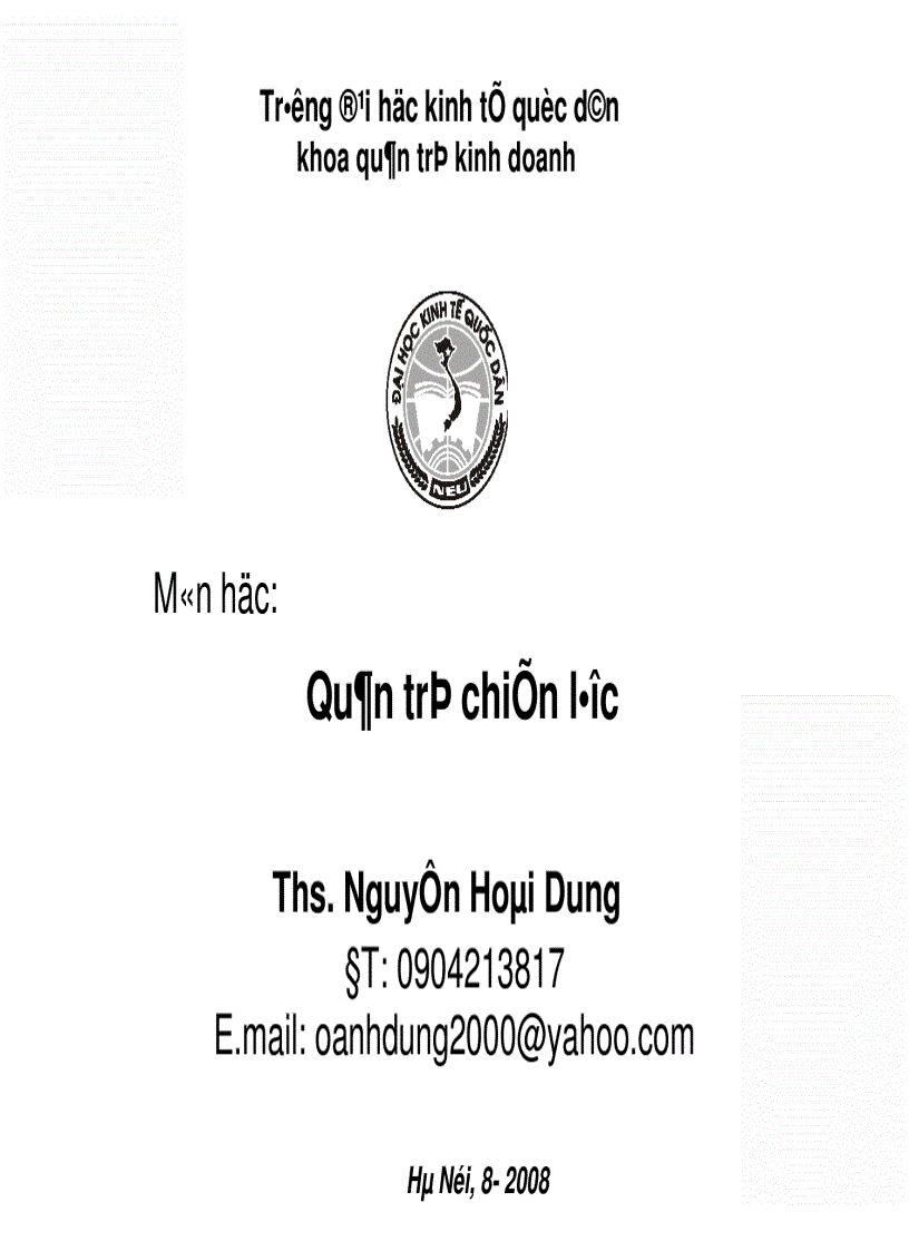 image for page Bài giảng Quản Trị Chiến Lược 3