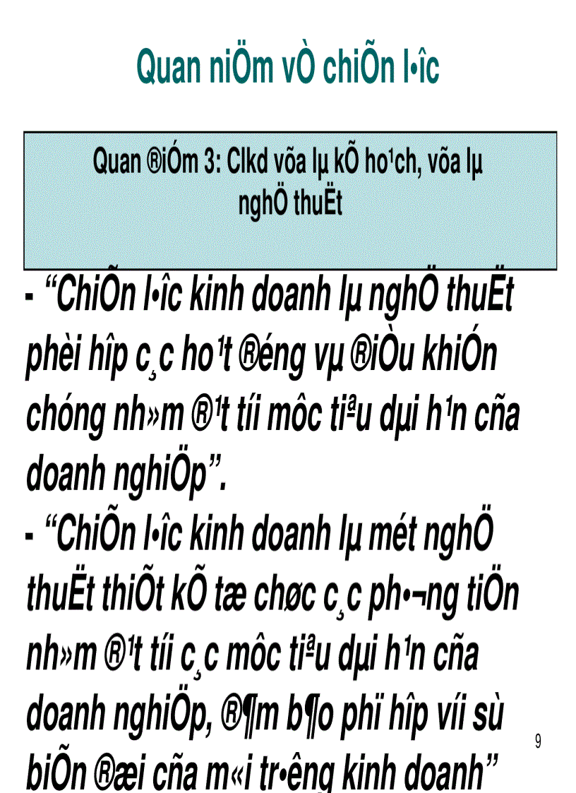 image for page Bài giảng Quản Trị Chiến Lược 3