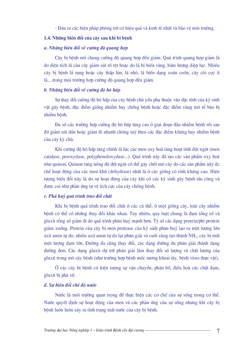 image for page Bệnh cây đại cương