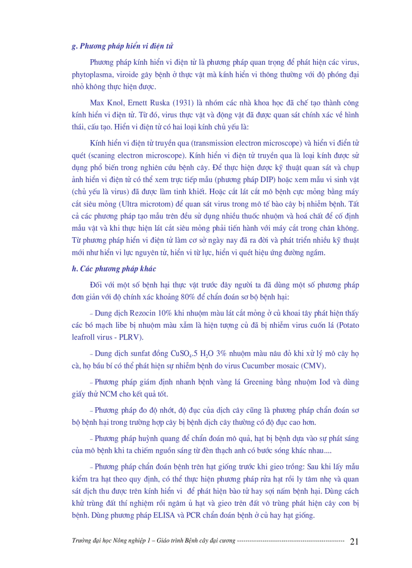 image for page Bệnh cây đại cương